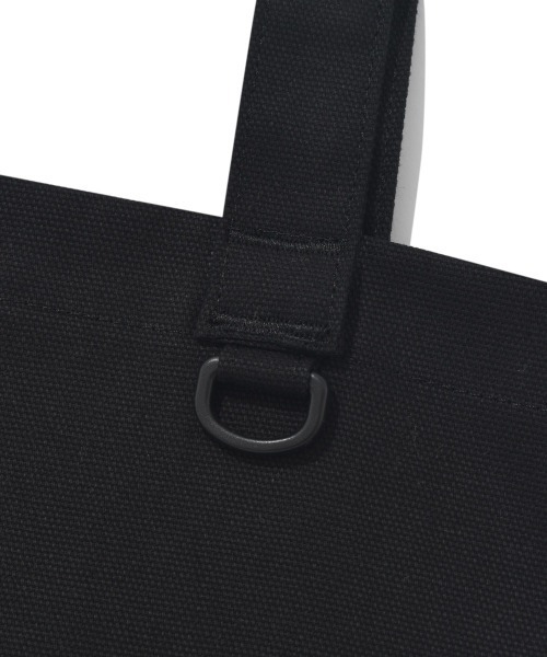 COVERNAT(カバーナット)の「【COVERNAT】NEW BASIC CANVAS BAG / カバーナット ニュー ベーシック キャンバス トートバッグ(トートバッグ・メンズ・ブラック/アイボリー・FREE)」の6枚目の写真
