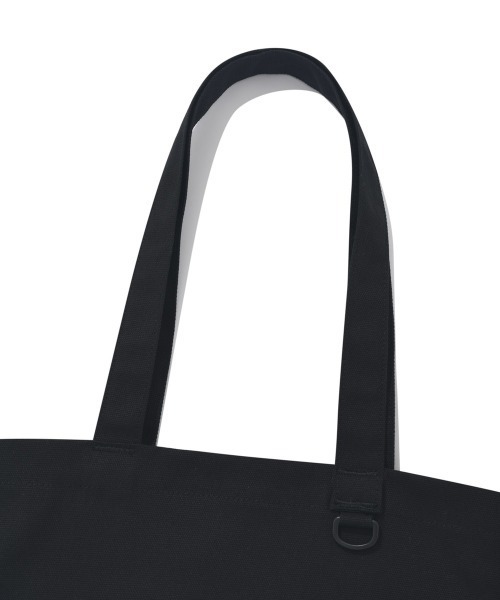 COVERNAT(カバーナット)の「【COVERNAT】NEW BASIC CANVAS BAG / カバーナット ニュー ベーシック キャンバス トートバッグ(トートバッグ・メンズ・ブラック/アイボリー・FREE)」の5枚目の写真