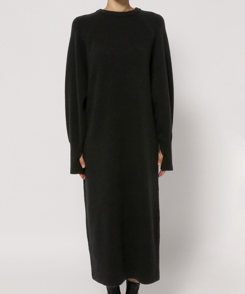 yuw（ユウ）の「アームウォーマーツキニットワンピース 294800