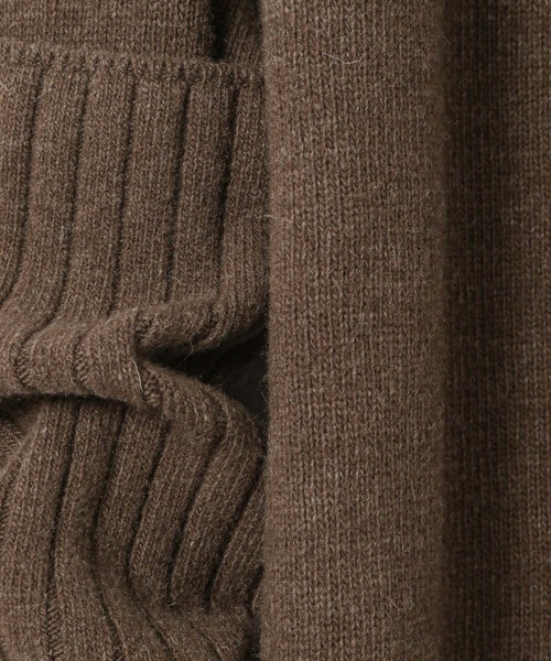 yuw（ユウ）の「アームウォーマーツキニットワンピース　294800（ワンピース・レディース・ブラウン/ブラック/ブルー・FREE）」の15枚目の写真