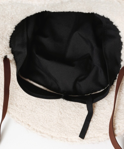 チャイハネ(チャイハネ)の「【チャイハネ】ジェニーボアハット(ハット・レディース・オレンジ/ベージュ/グレー・FREE)」の8枚目の写真