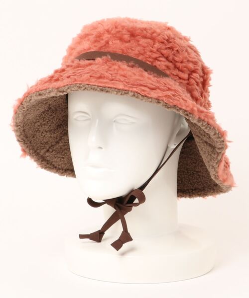 チャイハネ(チャイハネ)の「【チャイハネ】ジェニーボアハット(ハット・レディース・オレンジ/ベージュ/グレー・FREE)」の9枚目の写真