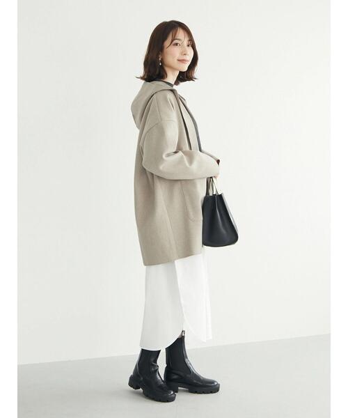 Green Parks(グリーンパークス)の「ニットドッキングベスト風ワンピースII(ワンピース・レディース・グレー系その他2・FREE)」の10枚目の写真