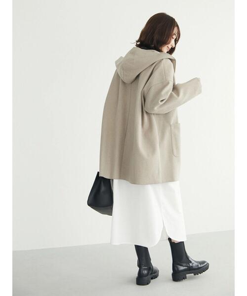 Green Parks(グリーンパークス)の「ニットドッキングベスト風ワンピースII(ワンピース・レディース・グレー系その他2・FREE)」の7枚目の写真