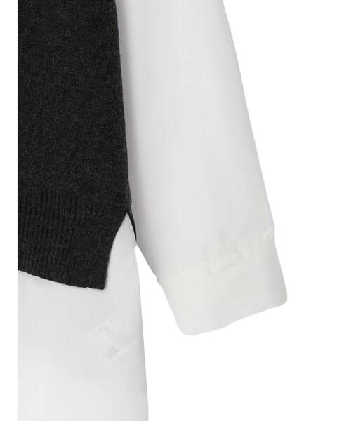 Green Parks(グリーンパークス)の「ニットドッキングベスト風ワンピースII(ワンピース・レディース・グレー系その他2・FREE)」の22枚目の写真