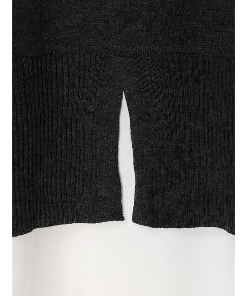 Green Parks(グリーンパークス)の「ニットドッキングベスト風ワンピースII(ワンピース・レディース・グレー系その他2・FREE)」の20枚目の写真