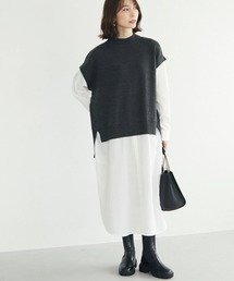 Green Parks | ニットドッキングベスト風ワンピースII(ワンピース)