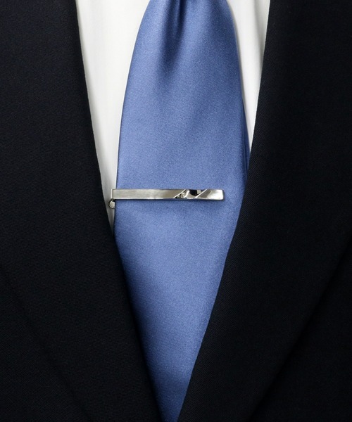 TOKYO SHIRTS（トウキョウシャツ）の「日本製 ベーシック タイピン（ネクタイピン・メンズ・シルバー・FREE）」の2枚目の写真