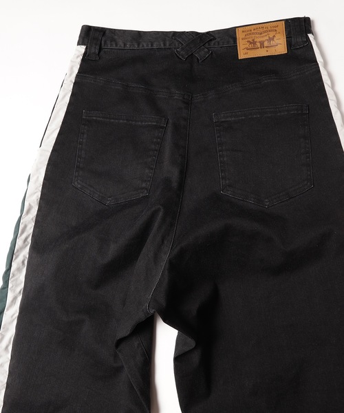 STOF(ストフ)の「Line wide jeans(デニムパンツ・メンズ・インディゴブルー/ブラック・S/M/XS)」の14枚目の写真