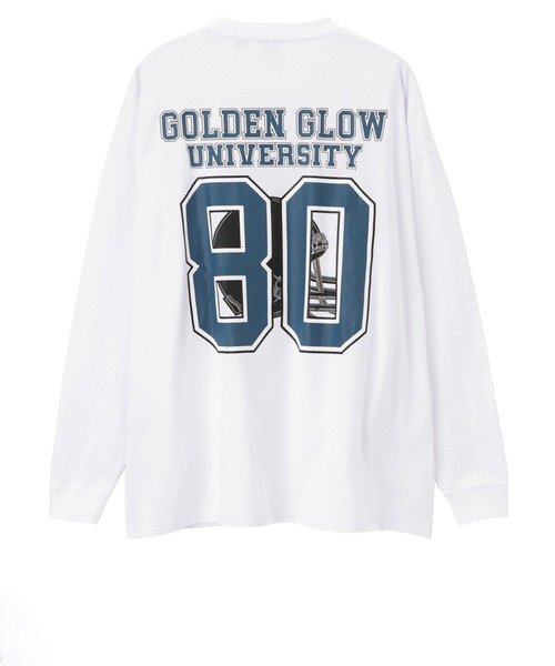 Goodwear(グッドウェア)の「GOOD WEAR x NUTMEG ビッグシルエット ロゴプリントロングスリーブTシャツ(Tシャツ/カットソー・メンズ・ネイビー/グレー/カーキ/ホワイト/ブラック・XL/L/M)」の9枚目の写真