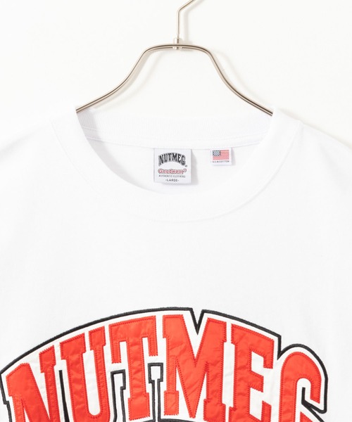Goodwear(グッドウェア)の「GOOD WEAR x NUTMEG ビッグシルエット ロゴプリントロングスリーブTシャツ(Tシャツ/カットソー・メンズ・ネイビー/グレー/カーキ/ホワイト/ブラック・XL/L/M)」の16枚目の写真