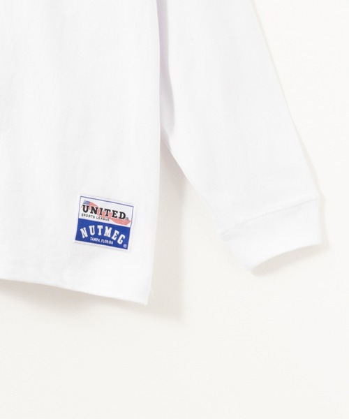 Goodwear(グッドウェア)の「GOOD WEAR x NUTMEG ビッグシルエット ロゴプリントロングスリーブTシャツ(Tシャツ/カットソー・メンズ・ネイビー/グレー/カーキ/ホワイト/ブラック・XL/L/M)」の17枚目の写真