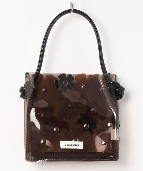 DEICY（デイシー）の「ＰＶＣフラワーバッグ（バックパック/リュック・レディース・ブラウン/ブラック・FREE）」の3枚目の写真