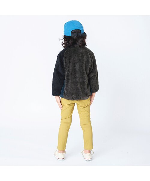 BREEZE（ブリーズ）の「ファーフリースジャケット（その他アウター・キッズ・アイボリー/エメラルド/ピンク/カモフラージュ/レインボー/チャコール・140/130/100/150/120/90/110）」の12枚目の写真
