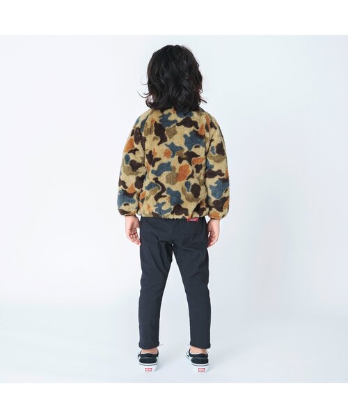 BREEZE（ブリーズ）の「ファーフリースジャケット（その他アウター・キッズ・アイボリー/エメラルド/ピンク/カモフラージュ/レインボー/チャコール・140/130/100/150/120/90/110）」の18枚目の写真