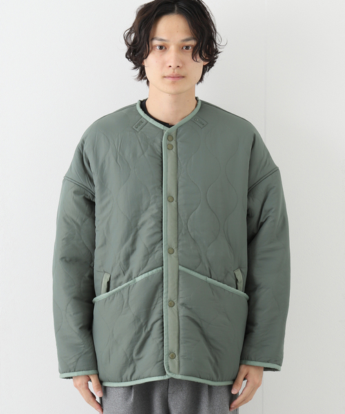 JOURNAL STANDARD J.S HOMESTEAD(ジャーナルスタンダードホームステッド)の「【J.S.Homestead】QUILT/BOA REVERSIBLE LINER(ミリタリージャケット・メンズ・ブラック/カーキ/ベージュ/ネイビー・LARGE/MEDIUM)」の19枚目の写真