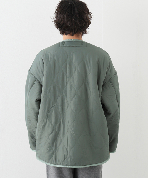 JOURNAL STANDARD J.S HOMESTEAD(ジャーナルスタンダードホームステッド)の「【J.S.Homestead】QUILT/BOA REVERSIBLE LINER(ミリタリージャケット・メンズ・ブラック/カーキ/ベージュ/ネイビー・LARGE/MEDIUM)」の7枚目の写真
