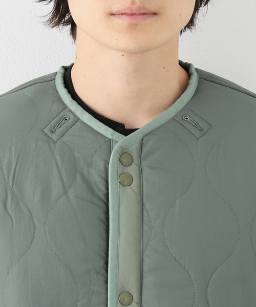 JOURNAL STANDARD J.S HOMESTEAD(ジャーナルスタンダードホームステッド)の「【J.S.Homestead】QUILT/BOA REVERSIBLE LINER(ミリタリージャケット・メンズ・ブラック/カーキ/ベージュ/ネイビー・LARGE/MEDIUM)」の15枚目の写真