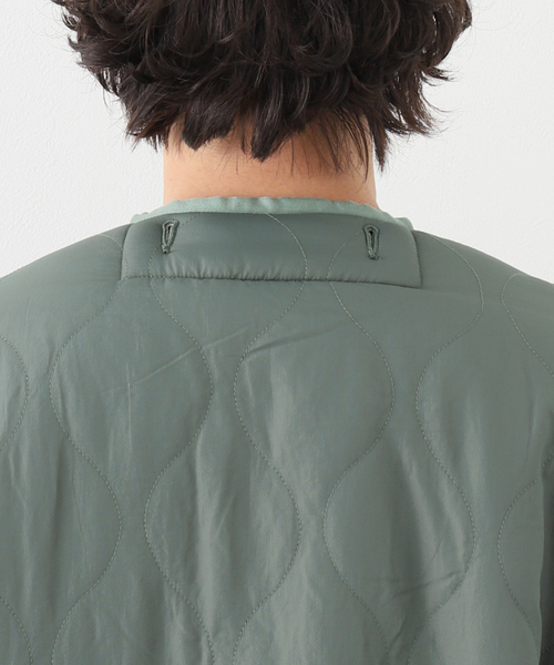 JOURNAL STANDARD J.S HOMESTEAD(ジャーナルスタンダードホームステッド)の「【J.S.Homestead】QUILT/BOA REVERSIBLE LINER(ミリタリージャケット・メンズ・ブラック/カーキ/ベージュ/ネイビー・LARGE/MEDIUM)」の10枚目の写真