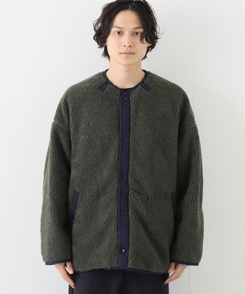 JOURNAL STANDARD J.S HOMESTEAD(ジャーナルスタンダードホームステッド)の「【J.S.Homestead】QUILT/BOA REVERSIBLE LINER(ミリタリージャケット・メンズ・ブラック/カーキ/ベージュ/ネイビー・LARGE/MEDIUM)」の17枚目の写真