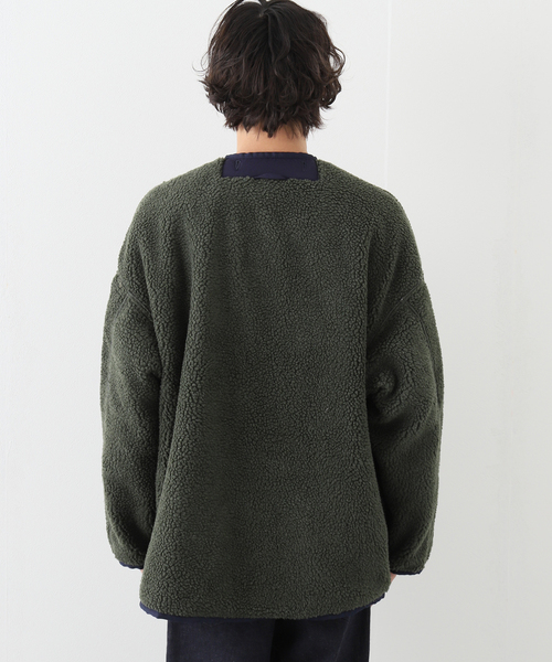 JOURNAL STANDARD J.S HOMESTEAD(ジャーナルスタンダードホームステッド)の「【J.S.Homestead】QUILT/BOA REVERSIBLE LINER(ミリタリージャケット・メンズ・ブラック/カーキ/ベージュ/ネイビー・LARGE/MEDIUM)」の12枚目の写真