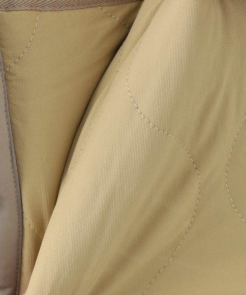 JOURNAL STANDARD J.S HOMESTEAD(ジャーナルスタンダードホームステッド)の「【J.S.Homestead】QUILT/BOA REVERSIBLE LINER(ミリタリージャケット・メンズ・ブラック/カーキ/ベージュ/ネイビー・LARGE/MEDIUM)」の22枚目の写真