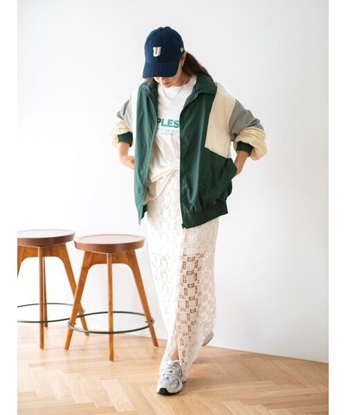 Ungrid（アングリッド）の「スリットレーススカート（スカート・レディース・オフホワイト/イエロー・FREE）」の7枚目の写真