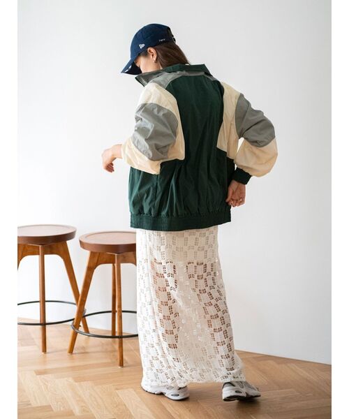 Ungrid（アングリッド）の「スリットレーススカート（スカート・レディース・オフホワイト/イエロー・FREE）」の8枚目の写真