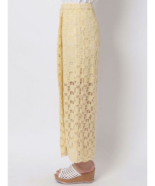 Ungrid（アングリッド）の「スリットレーススカート（スカート・レディース・オフホワイト/イエロー・FREE）」の14枚目の写真