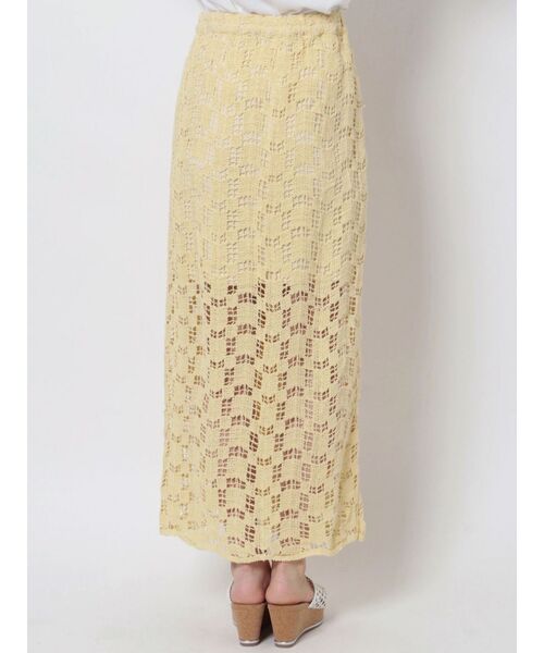 Ungrid（アングリッド）の「スリットレーススカート（スカート・レディース・オフホワイト/イエロー・FREE）」の15枚目の写真