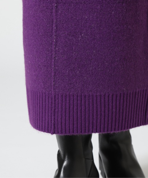 AVIREX（アヴィレックス）の「≪WEB&DEPOT限定≫KNIT SKIRT/ ニットスカート（スカート・レディース・パープル/グレー・F）」の10枚目の写真