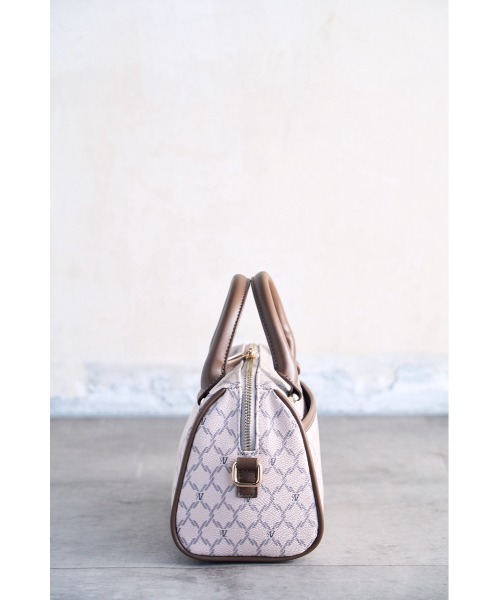 AZUL by moussy（アズールバイマウジー）の「MONOGRAM MINI BOSTON BAG/モノグラムミニボストンバッグ（ショルダーバッグ・レディース・ライトベージュ/ブラウン/ブラック・FREE）」の15枚目の写真
