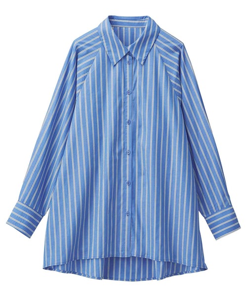 【セール】ストライプデザインシャツ（シャツ/ブラウス）｜RANAN（ラナン）