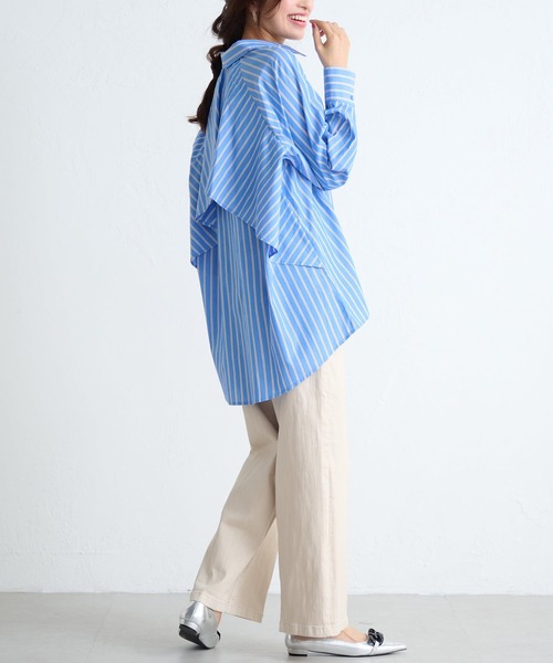 セール】ストライプデザインシャツ（シャツ/ブラウス）｜RANAN（ラナン）
