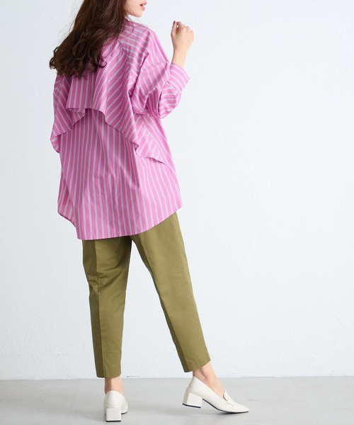 【セール】ストライプデザインシャツ（シャツ/ブラウス）｜RANAN（ラナン）
