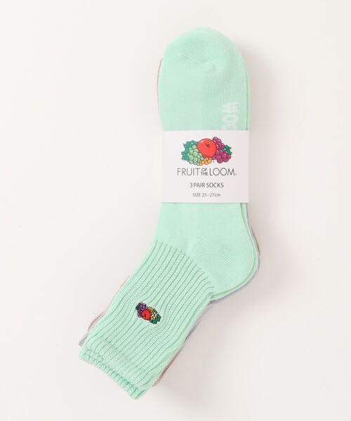 FRUIT OF THE LOOM(フルーツオブザルーム)の「ゆる刺繍A(ソックス/靴下・メンズ・マルチ・25cm~27cm)」の10枚目の写真