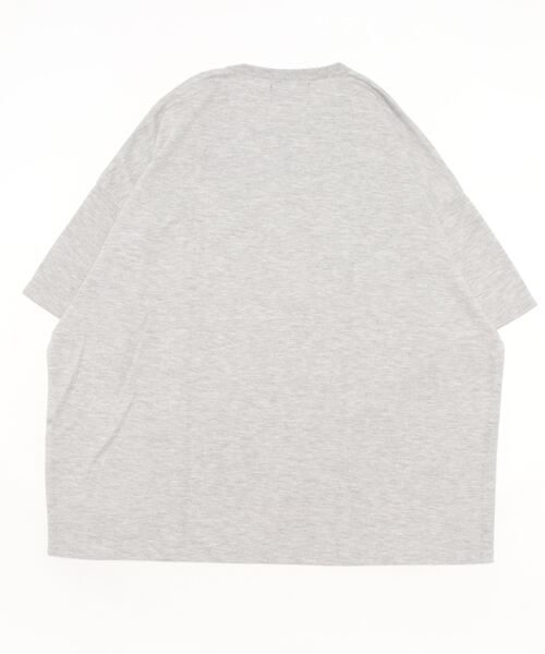 AZIONE（アジオネ）の「AZIONE/アジオネ/無地ビックTシャツ（Tシャツ/カットソー・メンズ・グレー・M）」の2枚目の写真