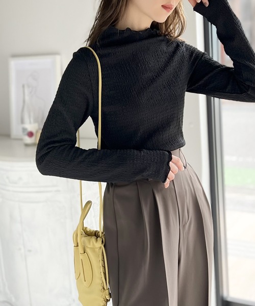 eirocori トップス 2WAYショルダーレースアップニットトップス｜WOMEN｜250HSF70-145C