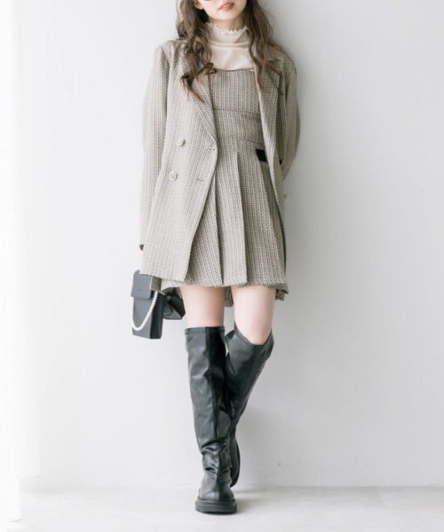 OLIVE des OLIVE(オリーブデオリーブ)の「コンパクトストラップビスチェ(キャミソール・レディース・ブラック/ベージュ/ネイビー・FREE)」の7枚目の写真