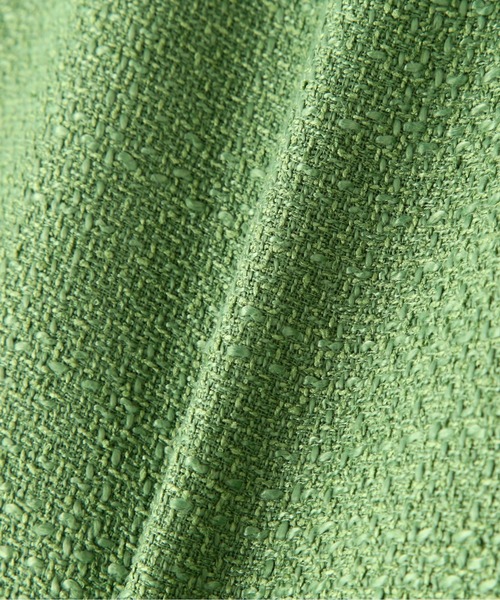 N.（N. Natural Beauty Basic）（エヌエヌナチュラルビューティーベーシック）の「◆ロービングツイードミニスカート（スカート・レディース・スミクロ/グリーン/オフホワイト・MEDIUM）」の19枚目の写真