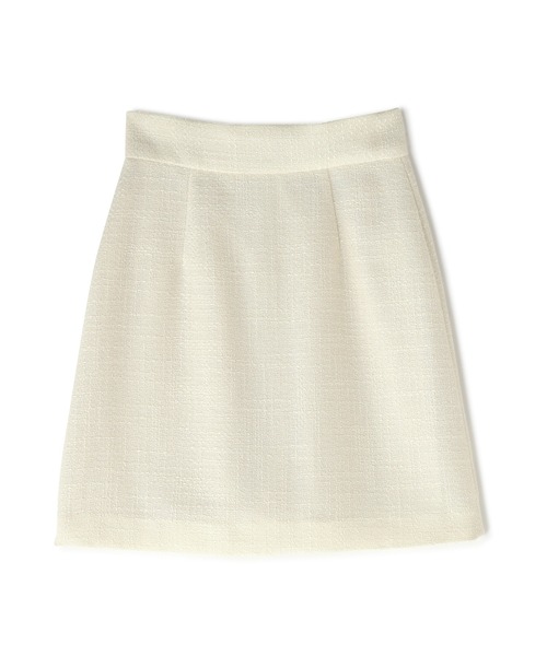 N.（N. Natural Beauty Basic）（エヌエヌナチュラルビューティーベーシック）の「◆ロービングツイードミニスカート（スカート・レディース・スミクロ/グリーン/オフホワイト・MEDIUM）」の20枚目の写真