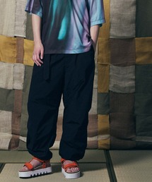 MAISON SPECIAL | 《ユニセックスアイテム》ROYAL AIR VENTILEベルテッドスノーワイドパンツ【MAISON SPECIAL/メゾンスペシャル】■セットアップ対応■(その他パンツ)