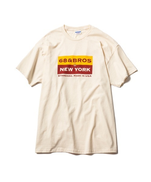 68&brothers(シックスティエイトアンドブラザーズ)の「S/S Print Tee "PAYDAY"(Tシャツ/カットソー・メンズ・ナチュラル/グレー/ホワイト/サンドベージュ・LARGE/X-LARGE/MEDIUM/XX-LARGE)」の4枚目の写真
