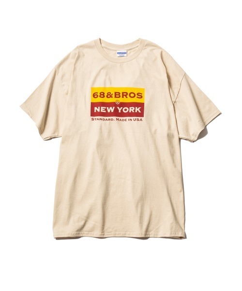 68&brothers(シックスティエイトアンドブラザーズ)の「S/S Print Tee "PAYDAY"(Tシャツ/カットソー・メンズ・ナチュラル/グレー/ホワイト/サンドベージュ・LARGE/X-LARGE/MEDIUM/XX-LARGE)」の1枚目の写真
