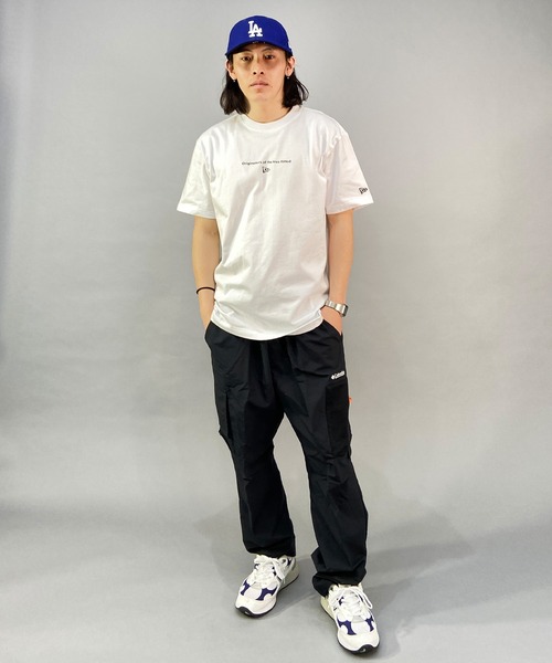 NEW ERA（ニューエラ）の「NEW ERA/ニューエラ  ORIGINATORS ルーズシルエット クルーネックTシャツ/バックプリントTシャツ/半袖Tシャツ 13516762/13516765/13516764（Tシャツ/カットソー・メンズ・グリーン系その他/ブラック×ホワイト/ホワイト×ブラック・M/L/XL/XXL）」の12枚目の写真