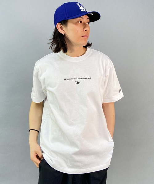 NEW ERA（ニューエラ）の「NEW ERA/ニューエラ  ORIGINATORS ルーズシルエット クルーネックTシャツ/バックプリントTシャツ/半袖Tシャツ 13516762/13516765/13516764（Tシャツ/カットソー・メンズ・グリーン系その他/ブラック×ホワイト/ホワイト×ブラック・M/L/XL/XXL）」の7枚目の写真