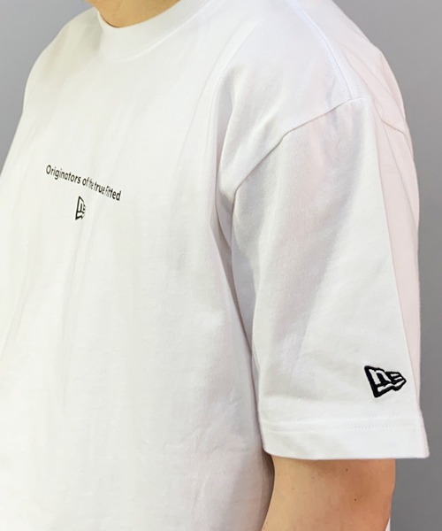 NEW ERA（ニューエラ）の「NEW ERA/ニューエラ  ORIGINATORS ルーズシルエット クルーネックTシャツ/バックプリントTシャツ/半袖Tシャツ 13516762/13516765/13516764（Tシャツ/カットソー・メンズ・グリーン系その他/ブラック×ホワイト/ホワイト×ブラック・M/L/XL/XXL）」の9枚目の写真