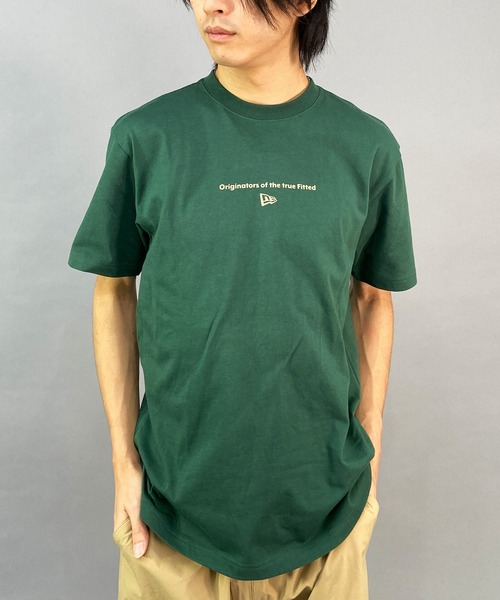 NEW ERA（ニューエラ）の「NEW ERA/ニューエラ  ORIGINATORS ルーズシルエット クルーネックTシャツ/バックプリントTシャツ/半袖Tシャツ 13516762/13516765/13516764（Tシャツ/カットソー・メンズ・グリーン系その他/ブラック×ホワイト/ホワイト×ブラック・M/L/XL/XXL）」の14枚目の写真