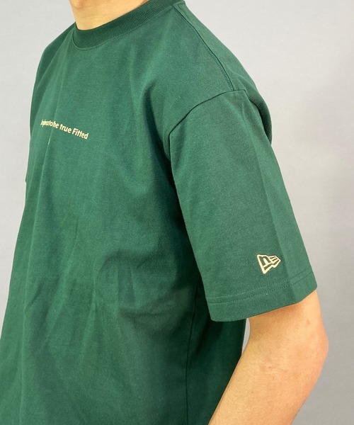 NEW ERA（ニューエラ）の「NEW ERA/ニューエラ  ORIGINATORS ルーズシルエット クルーネックTシャツ/バックプリントTシャツ/半袖Tシャツ 13516762/13516765/13516764（Tシャツ/カットソー・メンズ・グリーン系その他/ブラック×ホワイト/ホワイト×ブラック・M/L/XL/XXL）」の16枚目の写真
