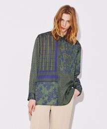 tk.TAKEO KIKUCHI | パッチワーク柄シャツ(シャツ/ブラウス)